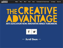 Tablet Screenshot of creativeadvantageseattle.org